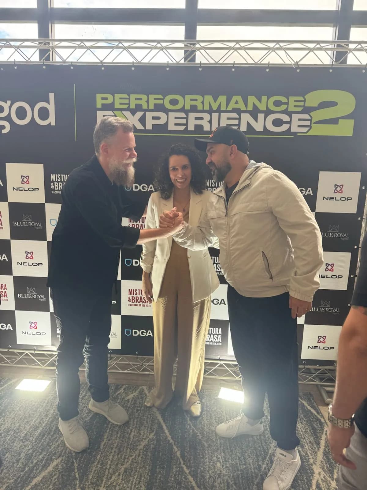 Fábio Torres em evento de networking